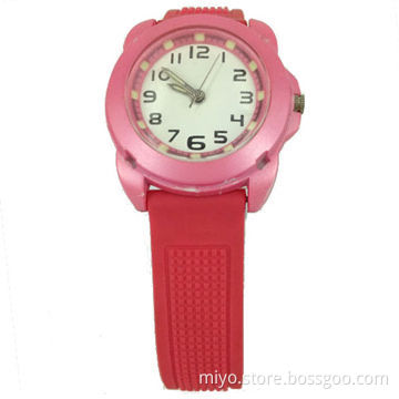 Attractive Children's Colorful Silicone Watches with Unique Items, Japan Quartz Movement